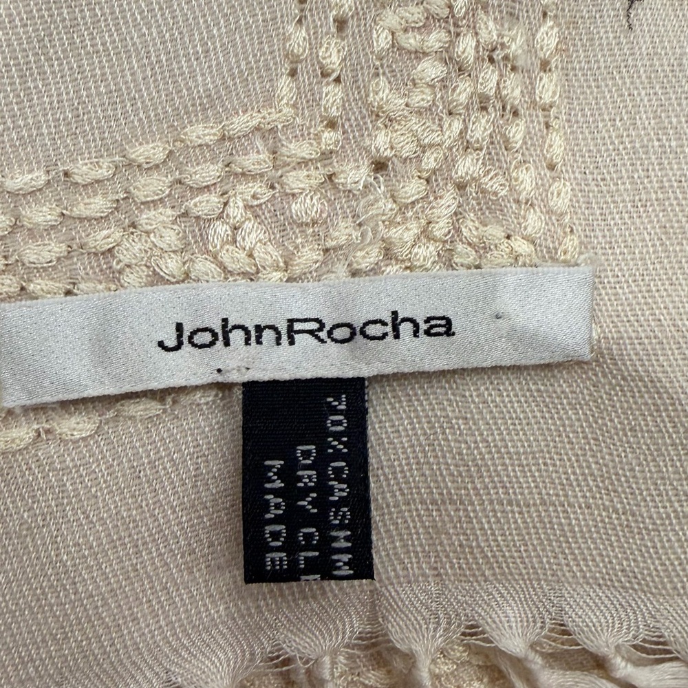 John Rocha Cream Textured Fabric
#161